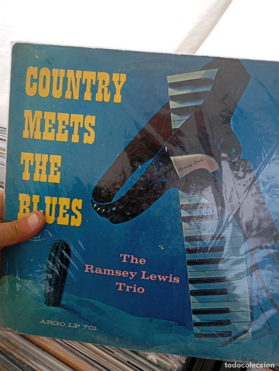 Discos de vinilo: lp ORIG RAMSEU LEWIS TRIO MEETS THE NLUES ARGO 701 VG/ VG++