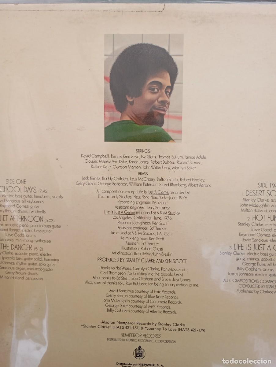 Discos de vinilo: lp ORIG STANLEY CLARKE SCHOOL DAYD VG++ - Foto 2