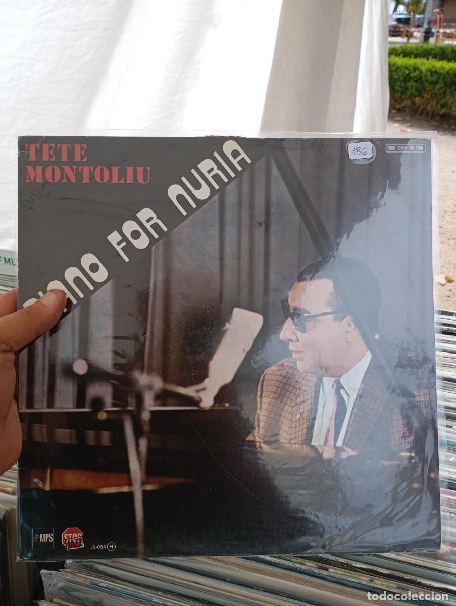 Discos de vinilo: lp ORIG TETE MONTOLIU PIANO FOR NURIA VG++