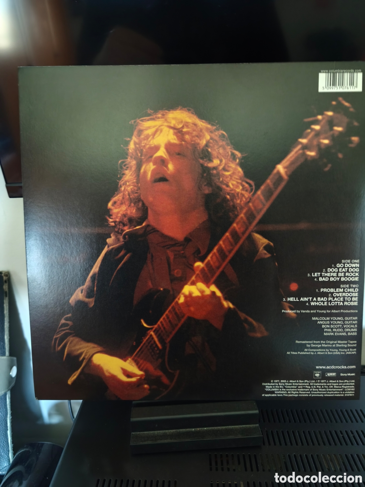 Discos de vinilo: AC/DC: Let There Be Rock LP 180gr 2009 - Foto 2