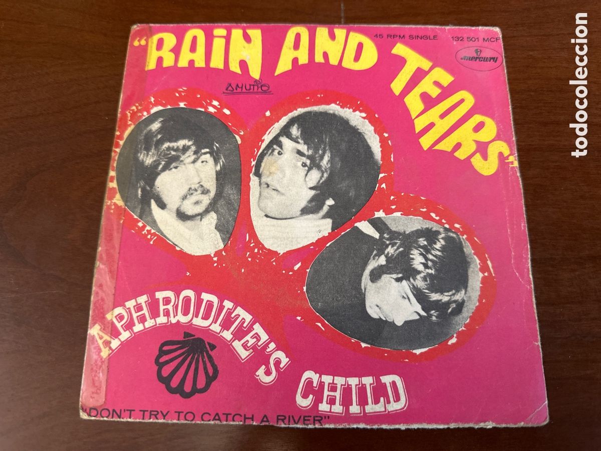 Discos de vinilo: SINGLE APHRODITE'S CHILD - RAIN AND TEARS - ESPA&Ntilde;A - A&Ntilde;O 1968