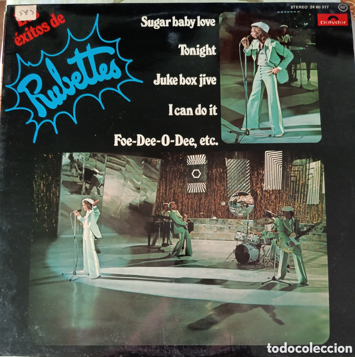 Discos de vinilo: The Rubettes Lp sello Polydor editado en Espa&ntilde;a a&ntilde;o 1975.