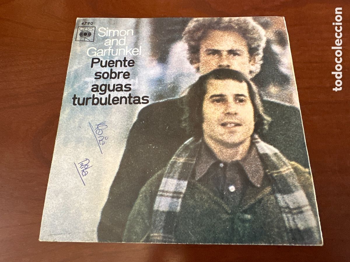 Discos de vinilo: Simon And Garfunkel &ndash; Puente Sobre Aguas Turbulentas&ndash; SPAIN-1970-SINGLE