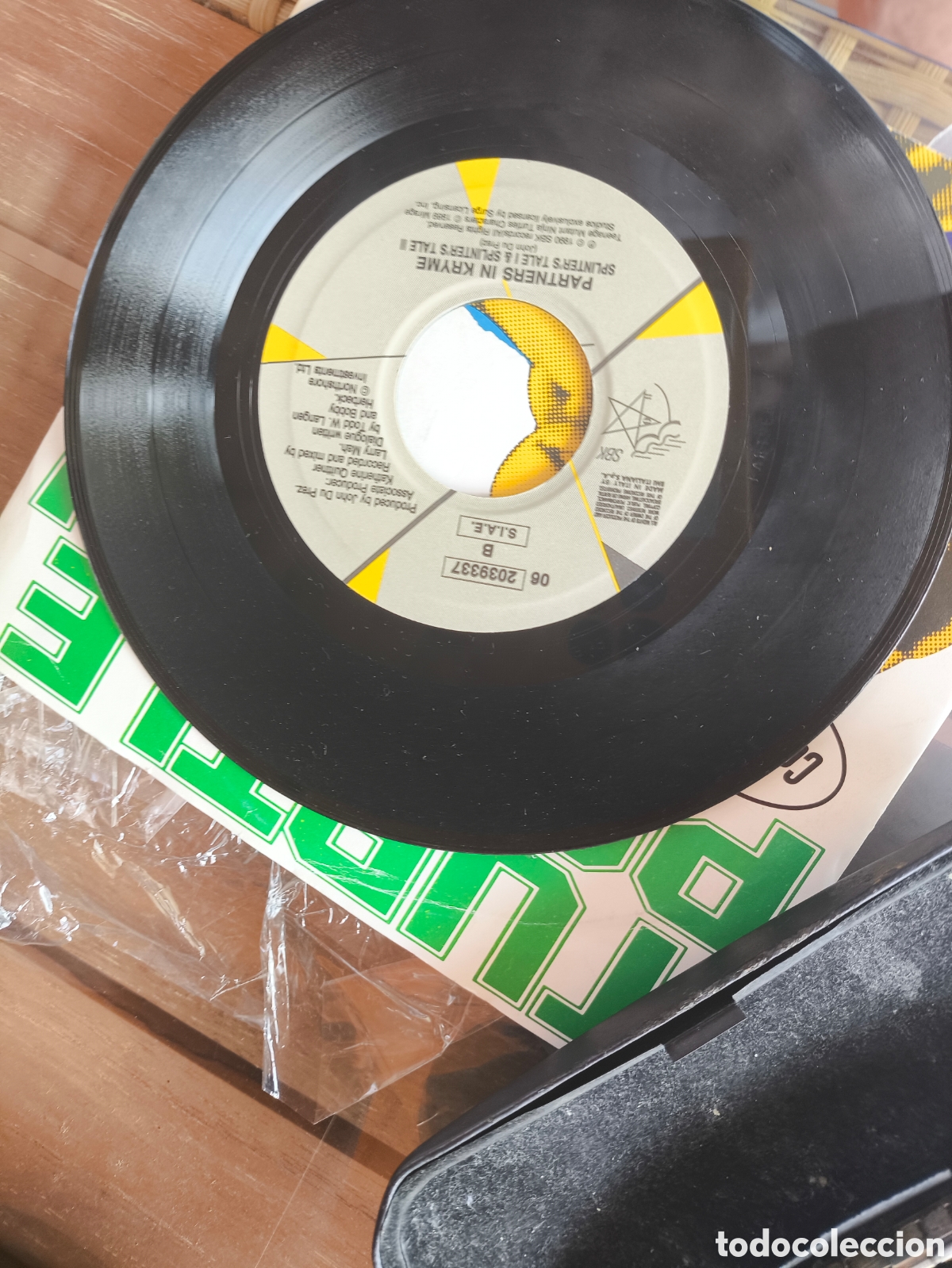 Discos de vinilo: Single de turtle power.lote.T.n.178 - Foto 4