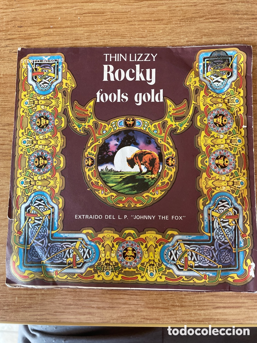 Discos de vinilo: Thin Lizzy. Rocky. Fools gold - Foto 2
