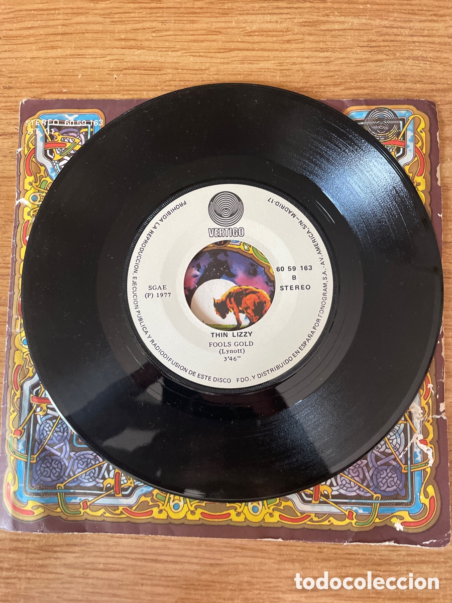 Discos de vinilo: Thin Lizzy. Rocky. Fools gold - Foto 3