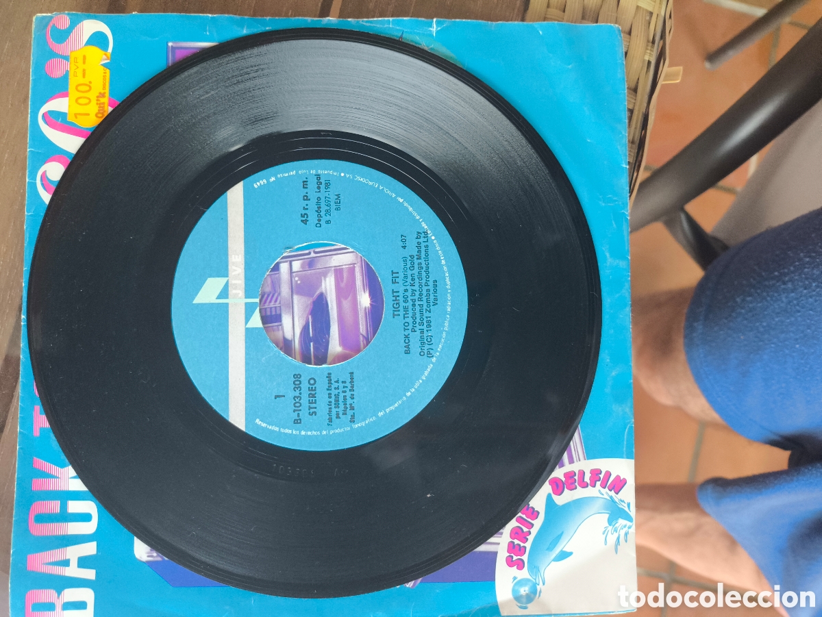 Discos de vinilo: Single de tight fit.lote.T.n.173 - Foto 3