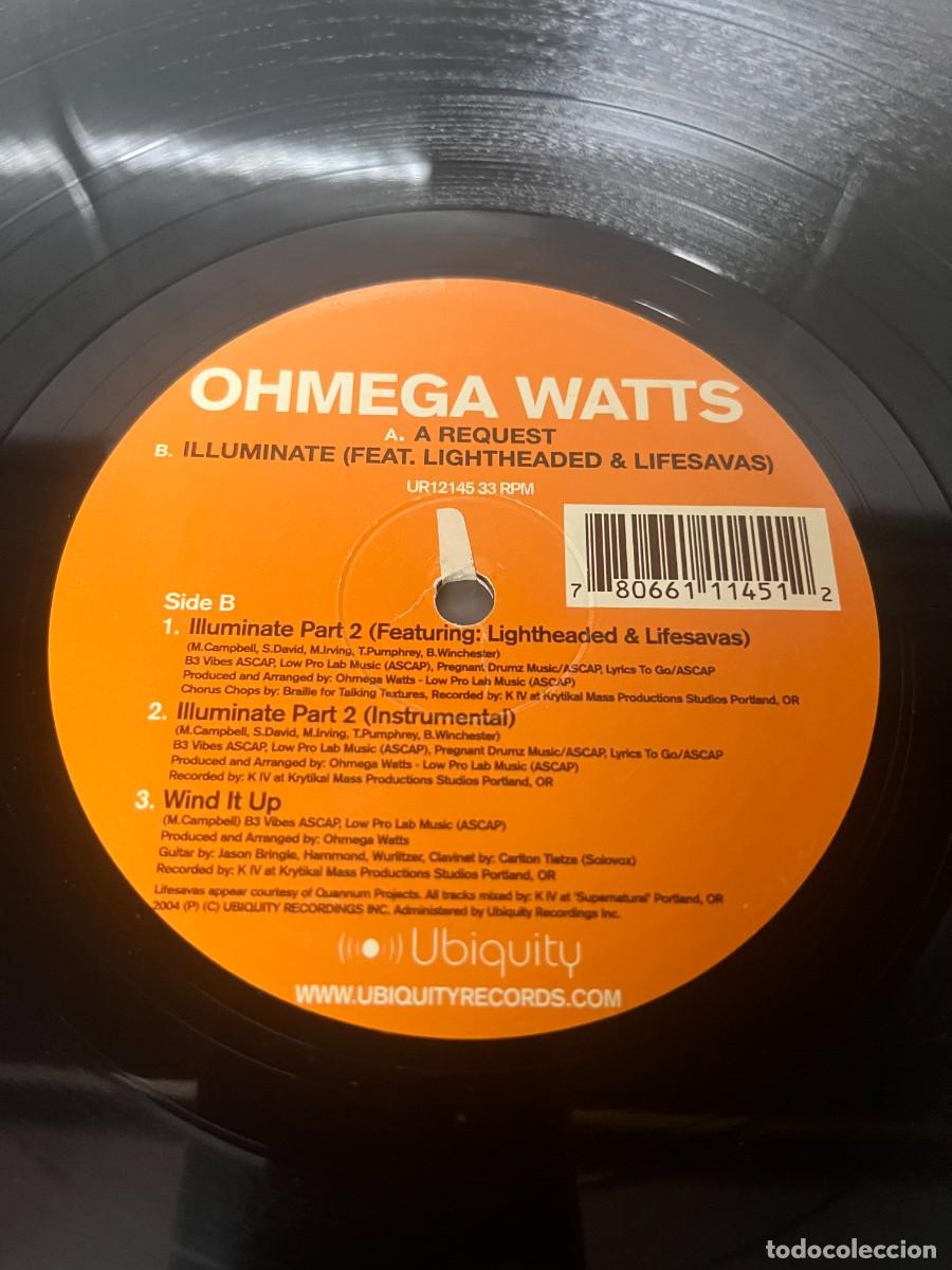 Discos de vinilo: Ohmega Watts A Request / Illuminate - Foto 3