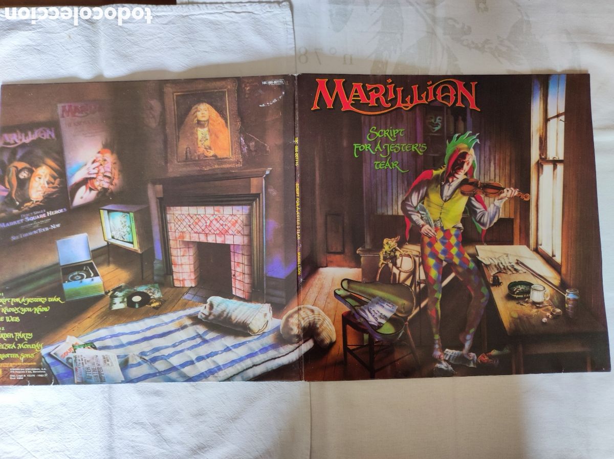 Discos de vinilo: MARILLION - SCRIPT FOR A JESTERS TEAR - Foto 3