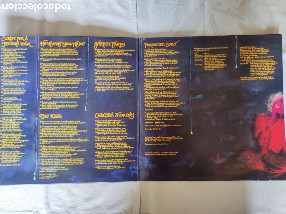 Discos de vinilo: MARILLION - SCRIPT FOR A JESTERS TEAR - Foto 4
