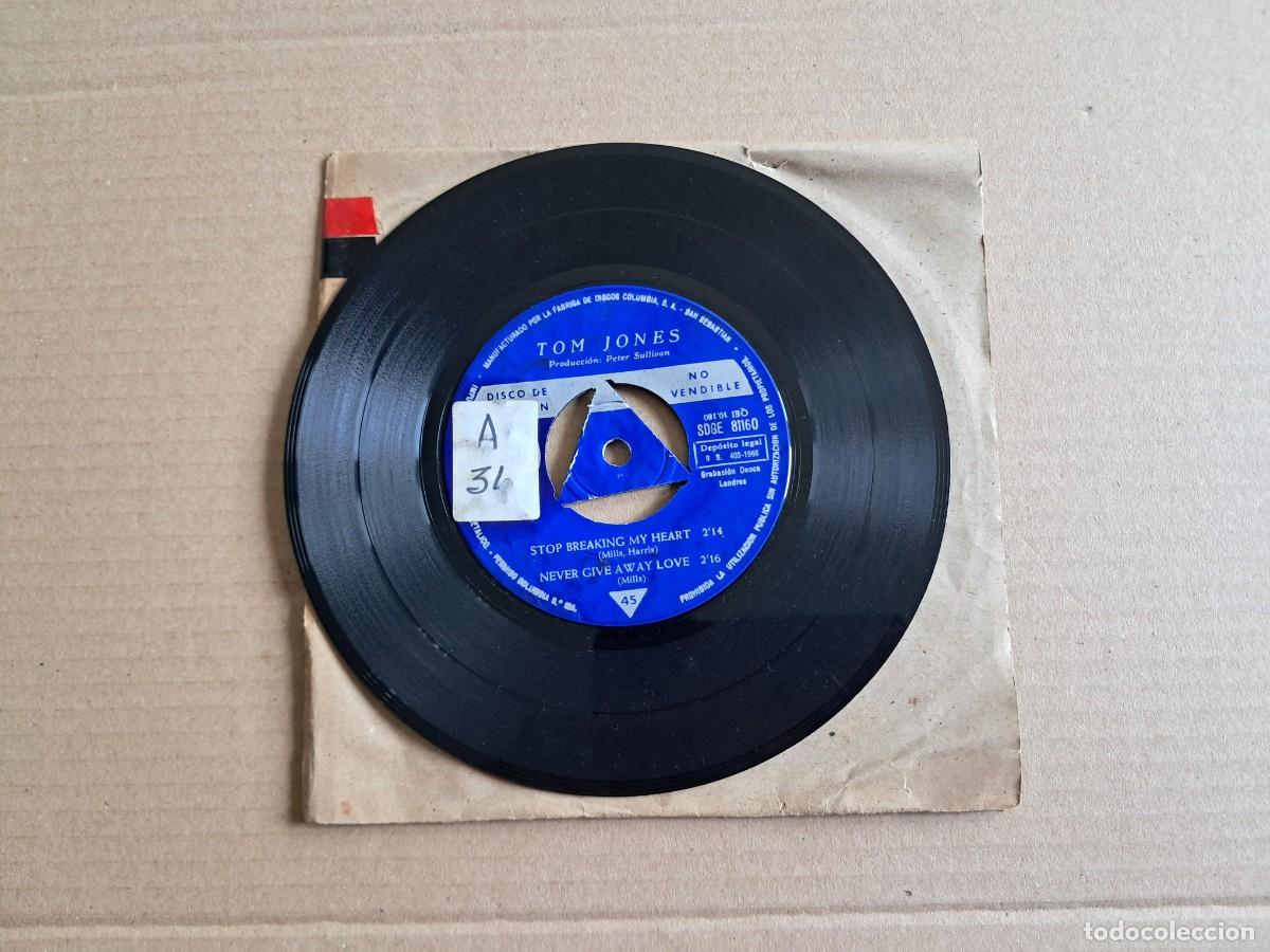 Discos de vinilo: TOM JONES - NOT RESPONSABLE EP PROMOCIONAL 4 TEMAS 1966 EDICION ESPA&Ntilde;OLA