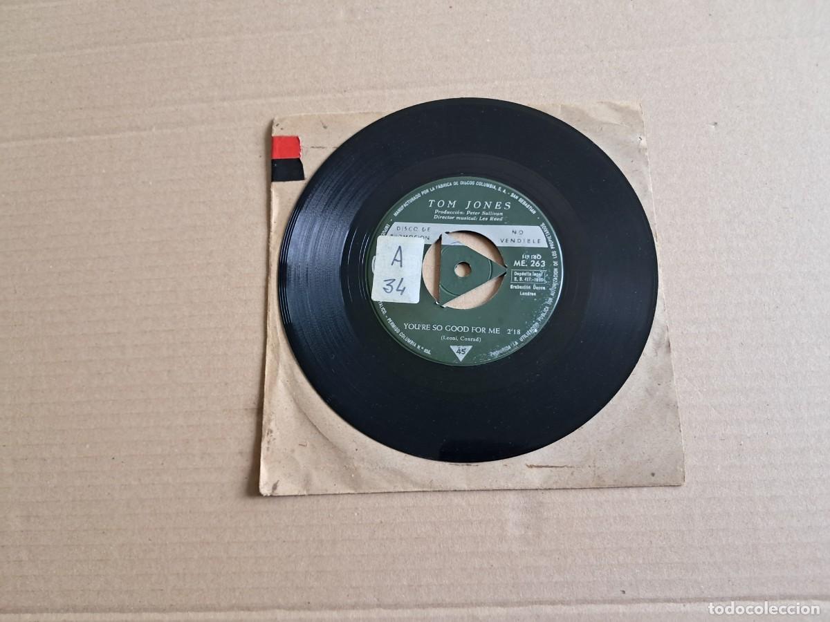 Discos de vinilo: TOM JONES - TO MAKE A BIG MAN CRY SINGLE PROMOCIONAL 1968 EDICION ESPA&Ntilde;OLA