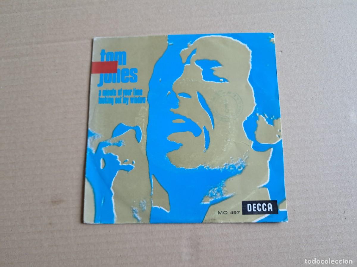 Discos de vinilo: TOM JONES - A MINUTE OF YOUR TIME SINGLE 1968 EDICION ESPA&Ntilde;OLA