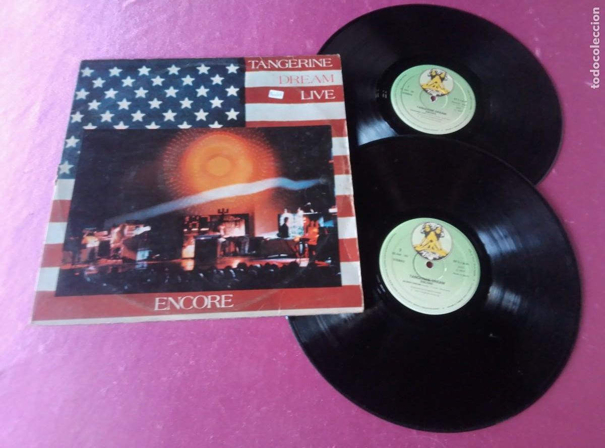 Discos de vinilo: TANGERINE DREAM LIVE 1977 ENCORE DOBLE LP L32 21