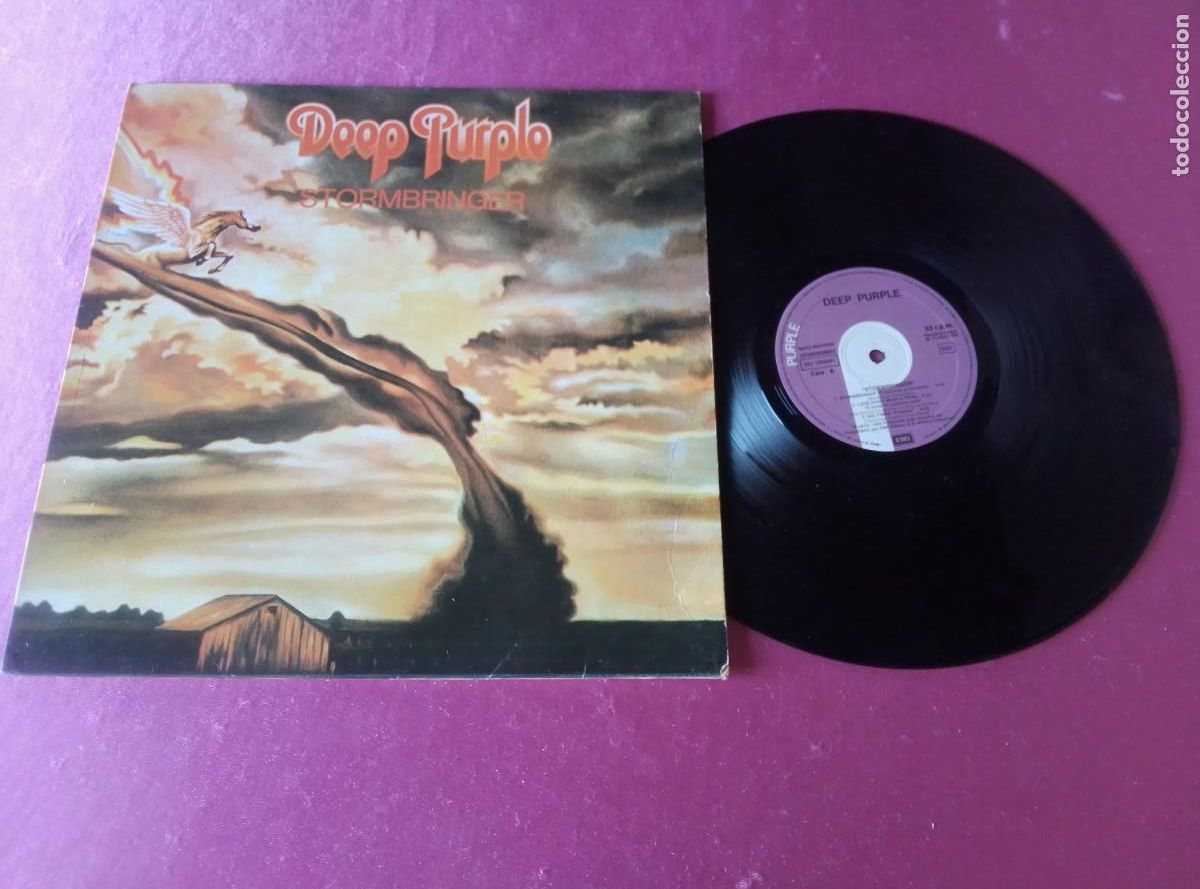Discos de vinilo: DEEP PURPLE STORMBRINGER 1986 LP L32 21
