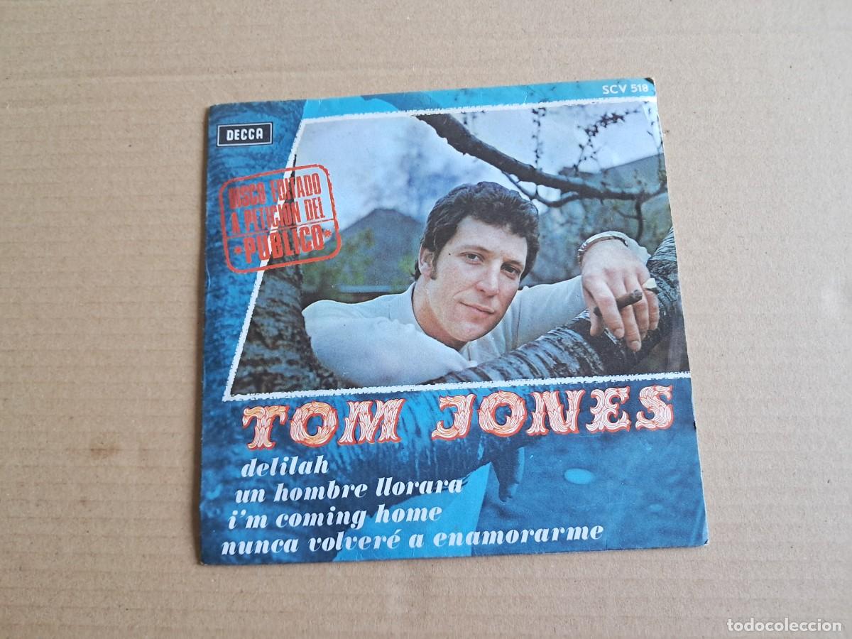 Discos de vinilo: TOM JONES - DELILAH EP 4 TEMAS 1968 EDICION ESPA&Ntilde;OLA