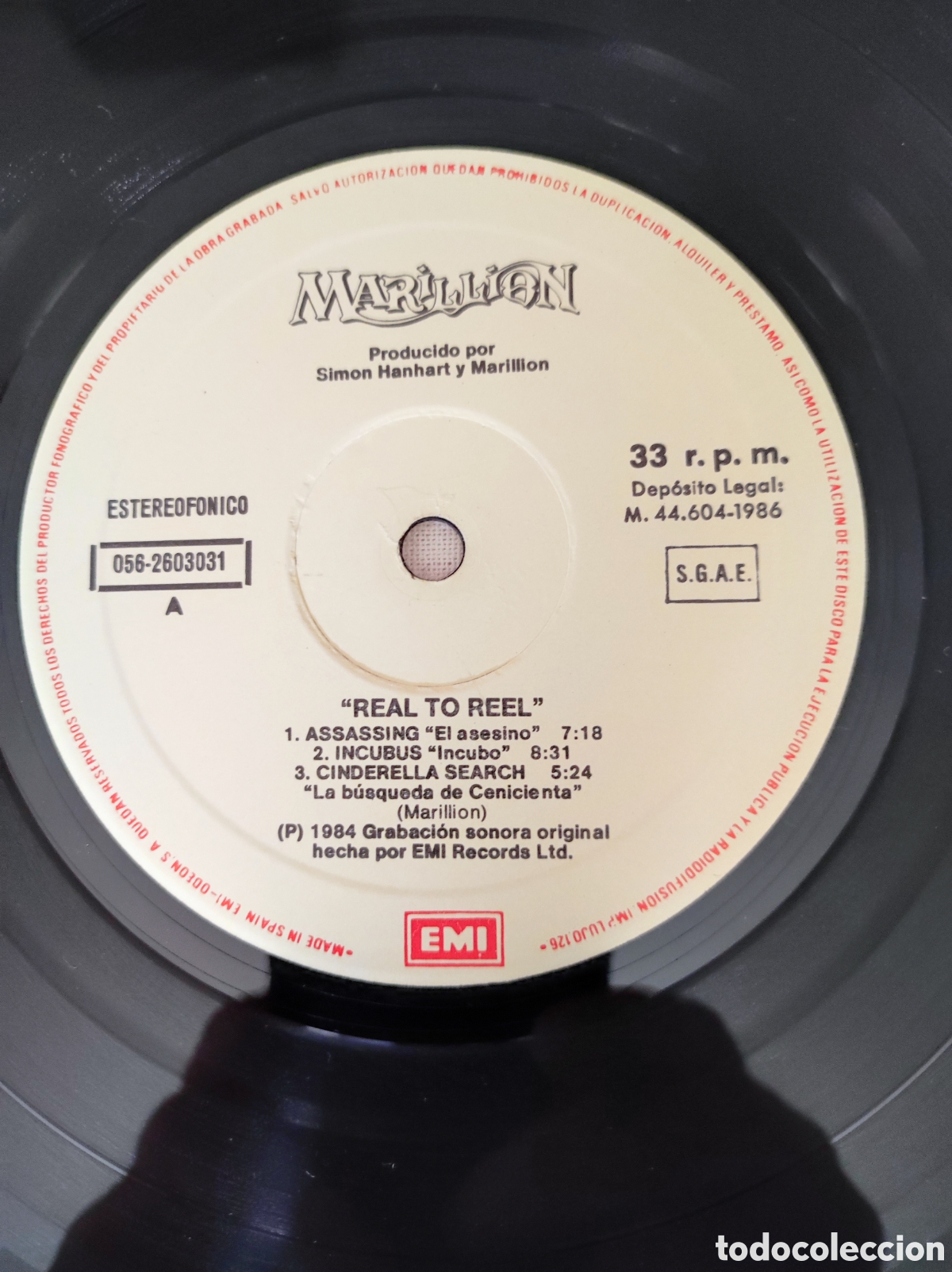 Discos de vinilo: MARILLION - REAL TO REEL - Foto 5
