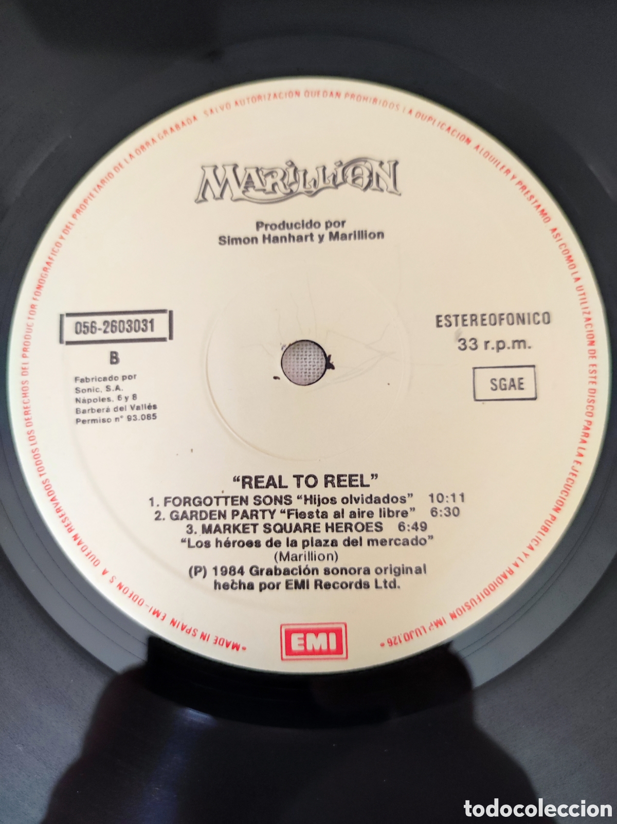 Discos de vinilo: MARILLION - REAL TO REEL - Foto 6