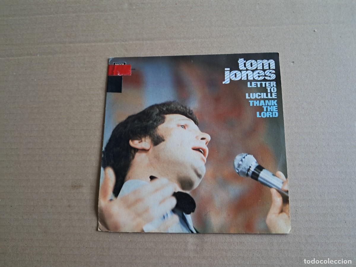 Discos de vinilo: TOM JONES - LETTER TO LUCILLE SINGLE 1973 EDICION ESPA&Ntilde;OLA