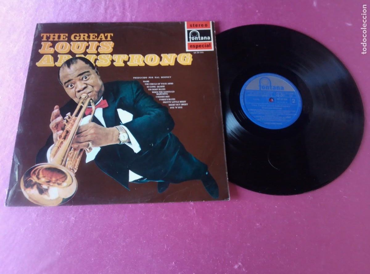 Discos de vinilo: THE GREAT LOUIS ARMSTRONG FONTANA LP L32 21