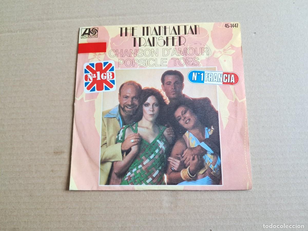 Discos de vinilo: MANHATTAN TRANSFER - CHANSON D&acute;AMOUR SINGLE 1977 EDICION ESPA&Ntilde;OLA