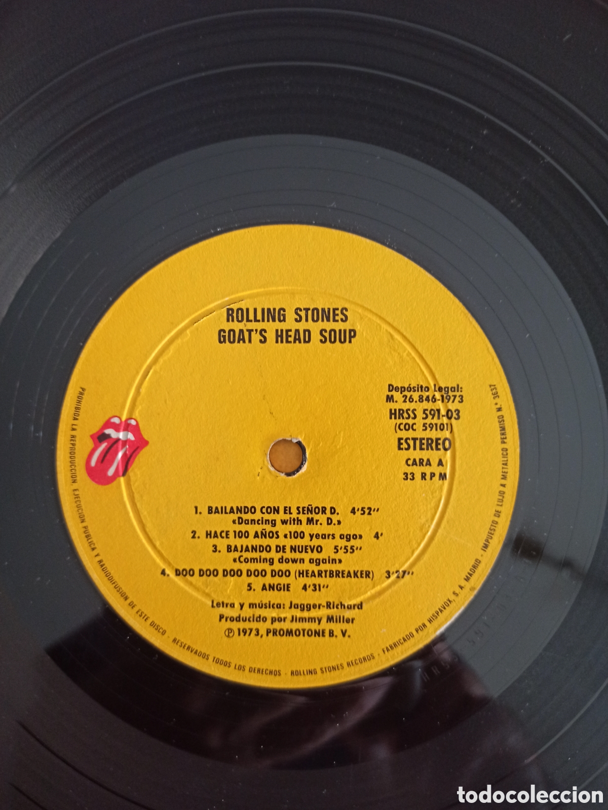 Discos de vinilo: The Rolling Stones&nbsp;&lrm;&ndash;&nbsp;Goats Head Soup - Foto 4