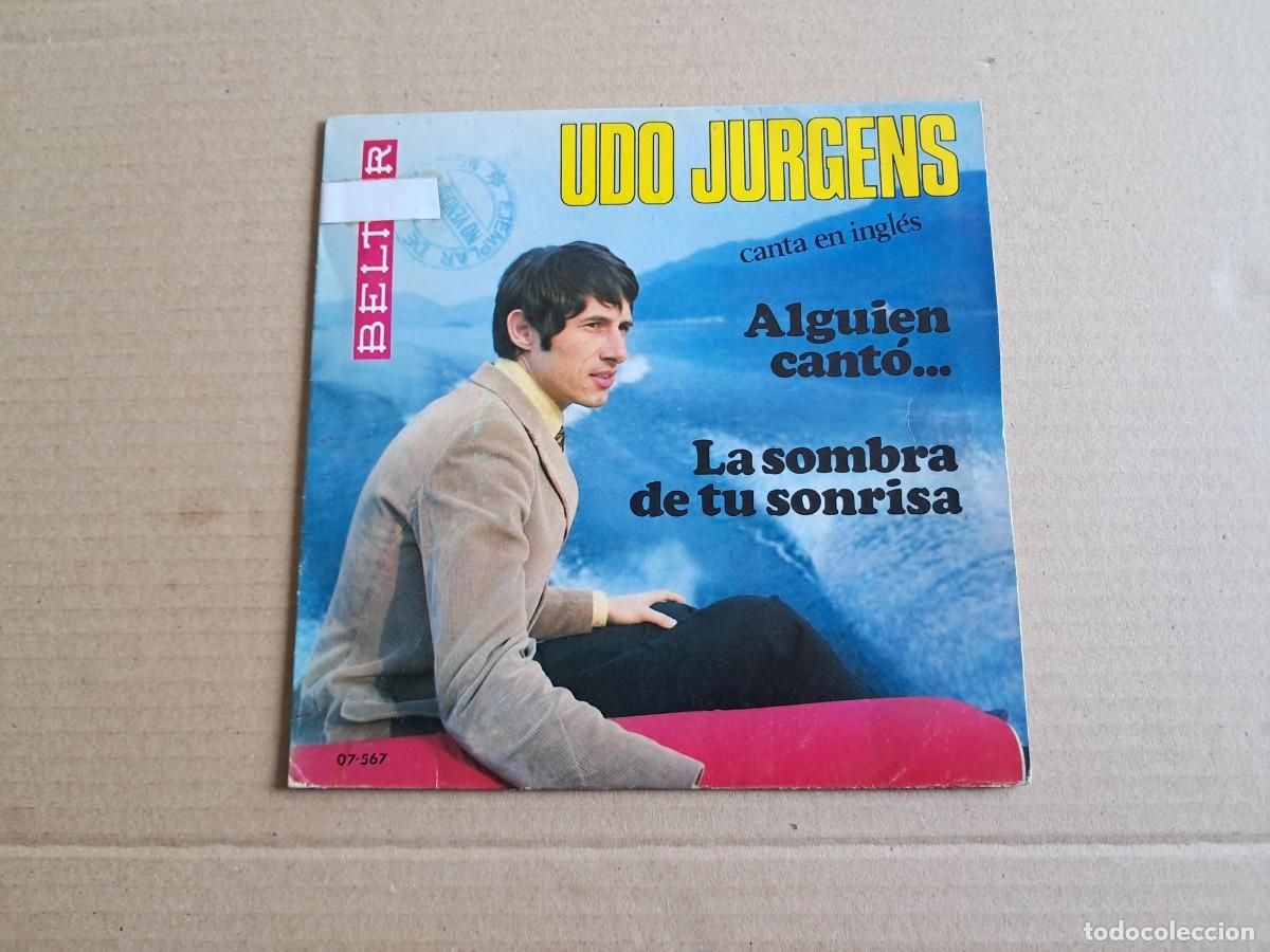 Discos de vinilo: UDO JURGENS - VAS A VOLVER SINGLE 1969 EDICION ESPA&Ntilde;OLA