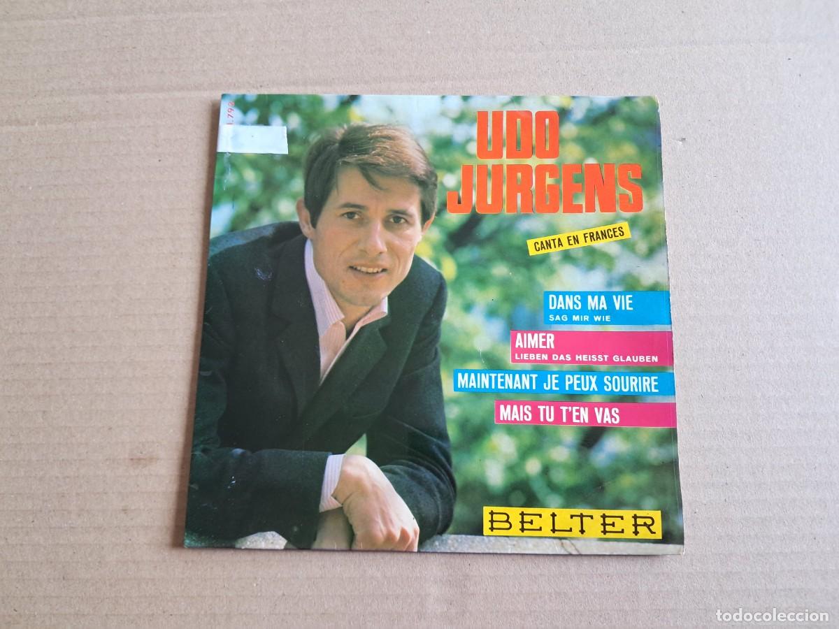 Discos de vinilo: UDO JURGENS - DANS MA VIE EP 4 TEMAS 1967 EDICION ESPA&Ntilde;OLA