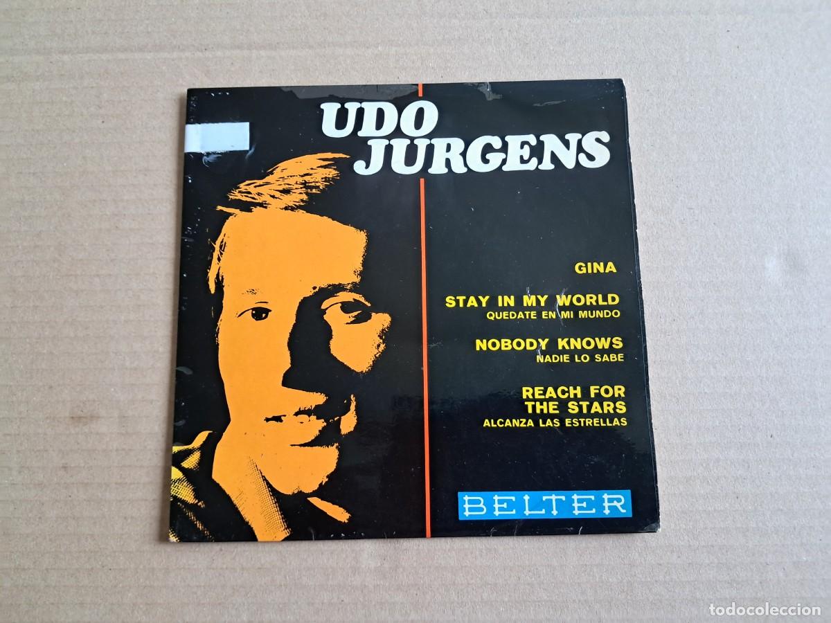 Discos de vinilo: UDO JURGENS - GINA EP 4 TEMAS 1967 EDICION ESPA&Ntilde;OLA