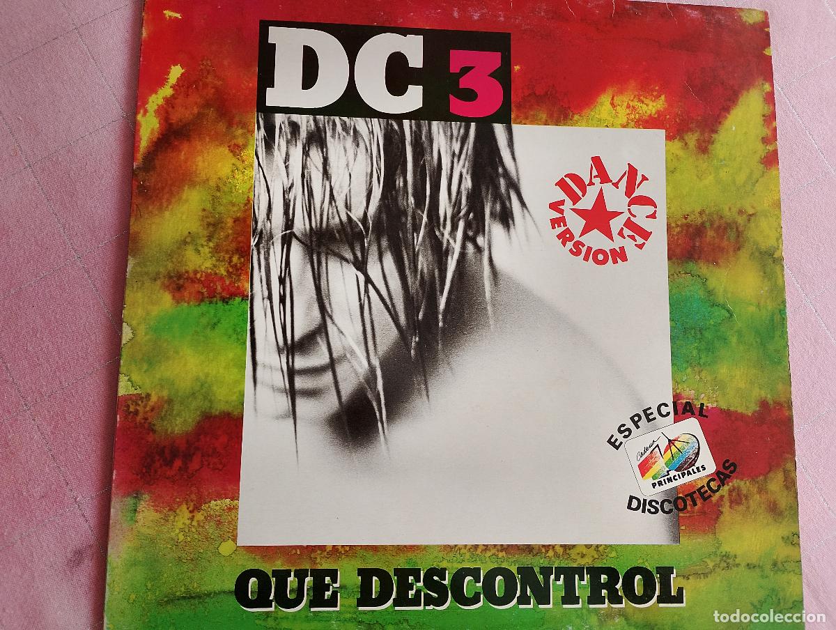 Discos de vinilo: DC3 &ndash; Qu&eacute; Descontrol, 1993 , Synth-pop - Foto 3