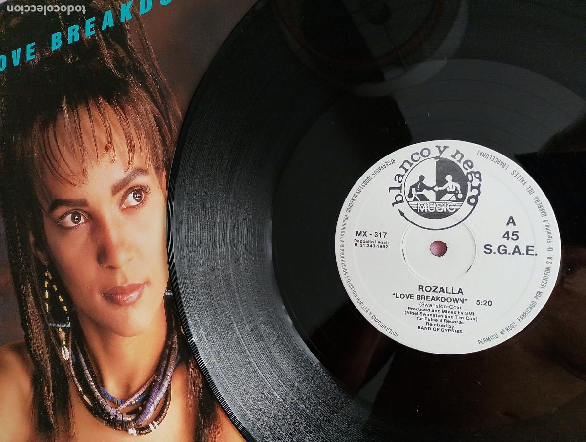 Discos de vinilo: Rozalla &ndash; Love Breakdown,1992 - Foto 3