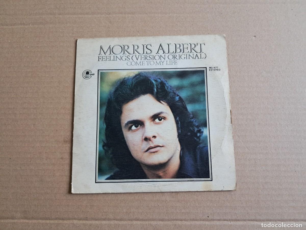 Discos de vinilo: MORRIS ALBERT - FEELINGS SINGLE 1975 EDICION ESPA&Ntilde;OLA