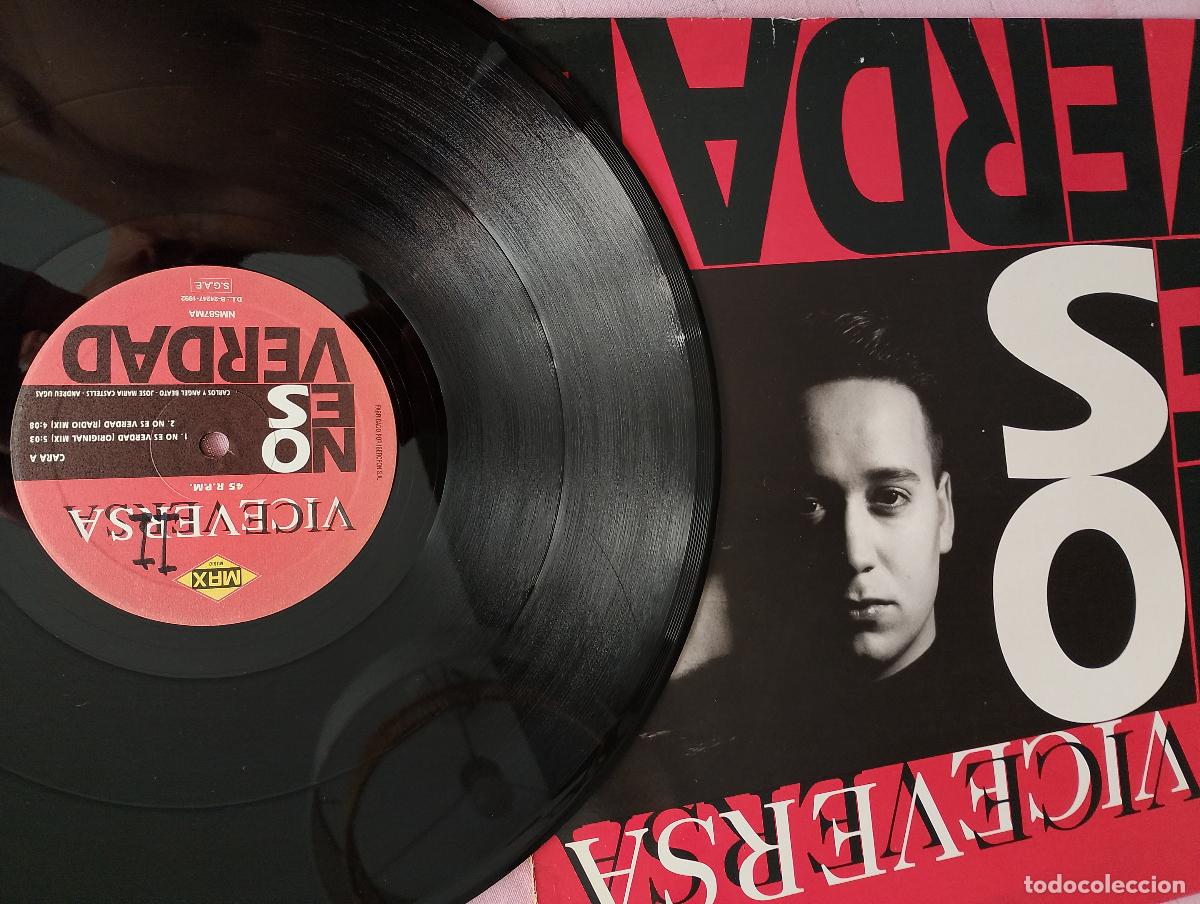 Discos de vinilo: Viceversa &ndash; No Es Verdad, 1992 Techno, Synth-pop - Foto 3