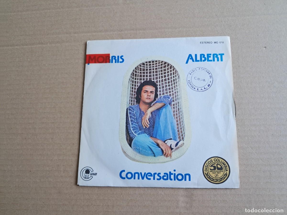 Discos de vinilo: MORRIS ALBERT - CONVERSATION SINGLE PROMOCIONAL 1977 EDICION ESPA&Ntilde;OLA