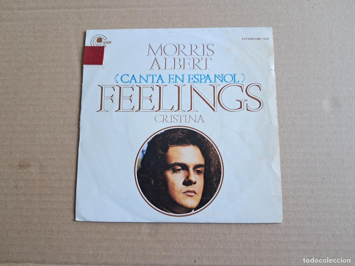 Discos de vinilo: MORRIS ALBERT - FEELINGS SINGLE PROMOCIONAL 1975 EDICION ESPA&Ntilde;OLA