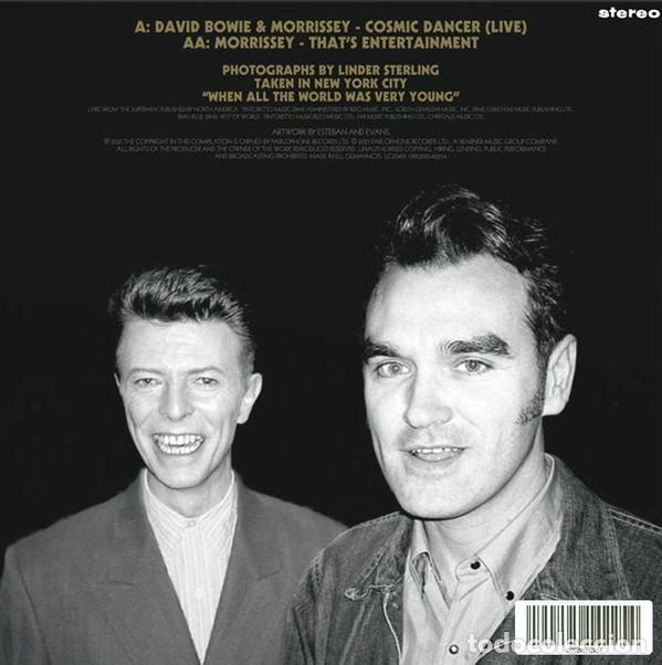 Discos de vinilo: DAVID BOWIE & MORRISSEY COSMIC DANCER - Foto 2