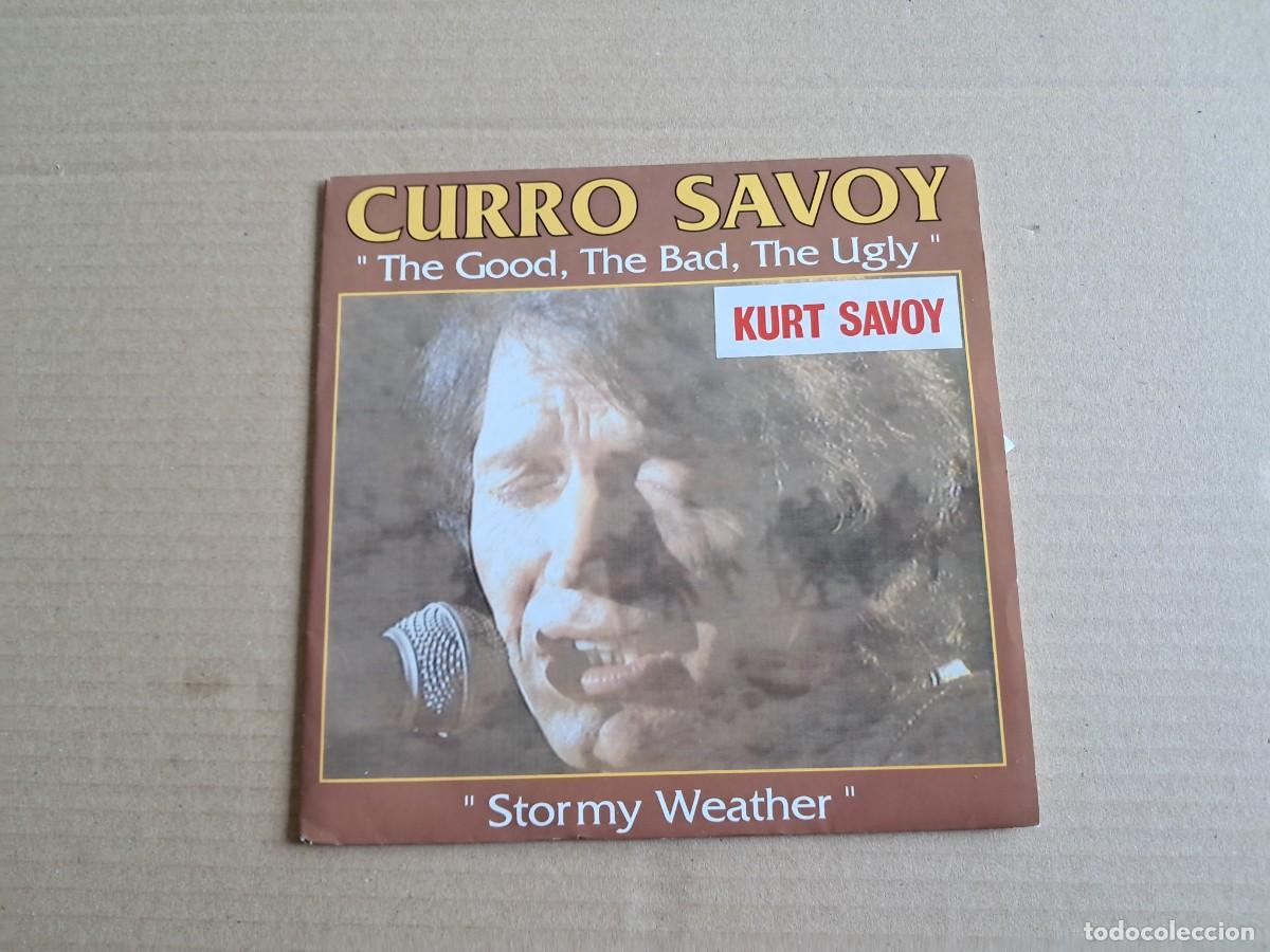 Discos de vinilo: KURT ( CURRO ) SAVOY - THE GOOD THE BAD THE UGLY SINGLE 1988 + HOJAS PROMOCIONALES EDICION FRANCIA