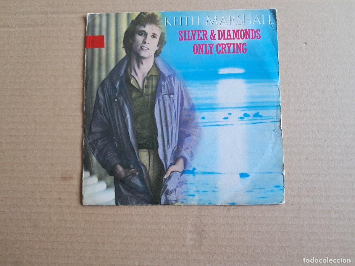 Discos de vinilo: KEITH MARSHALL ( EX HELLO ) - SILVER & DIAMONDS SINGLE PROMOCIONAL 1982 EDICION ESPA&Ntilde;OLA