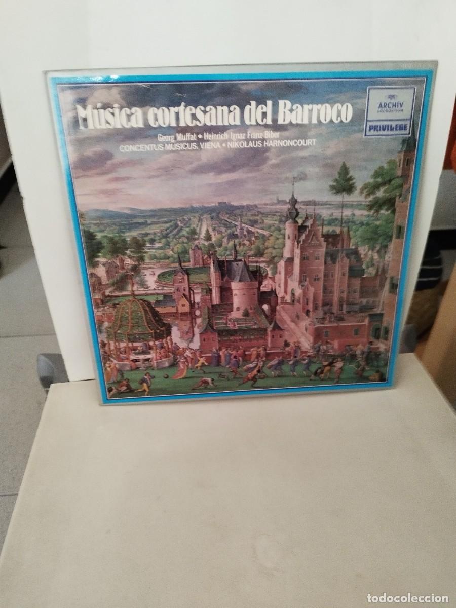 Discos de vinilo: Concentus Musicus, Viena*, Nikolaus Harnoncourt &ndash; M&uacute;sica Cortesana Del Barroco. Vinilo lp.