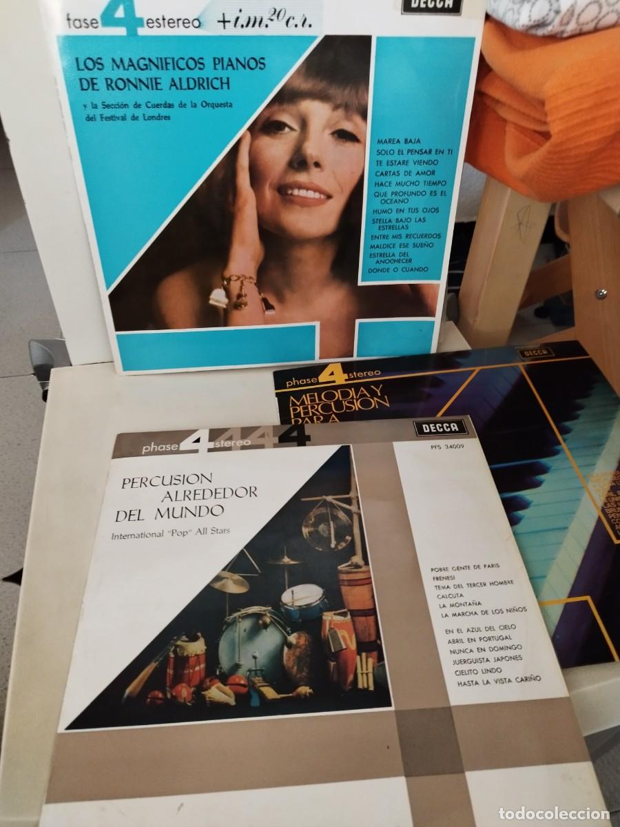 Discos de vinilo: Lote de 3 vinilos Orquesta del Festival de Londres, lanzado en la serie Phase 4 Stereo de Decca 1963