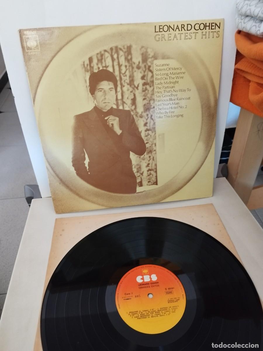 Discos de vinilo: Leonard Cohen &ndash; Greatest Hits. Vinilo lp.