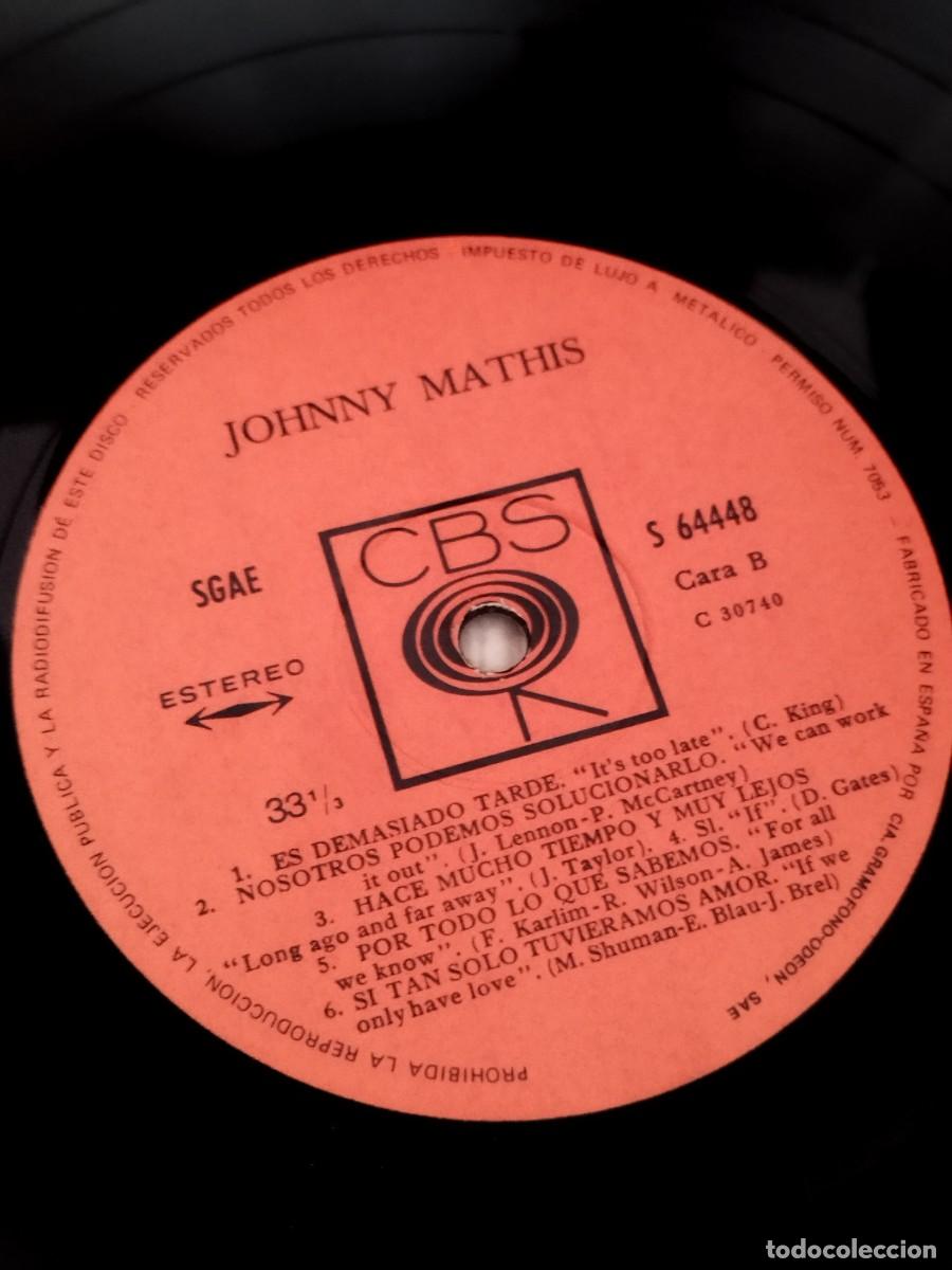 Discos de vinilo: Johnny Mathis &ndash; Close To You. Vinilo lp. - Foto 2