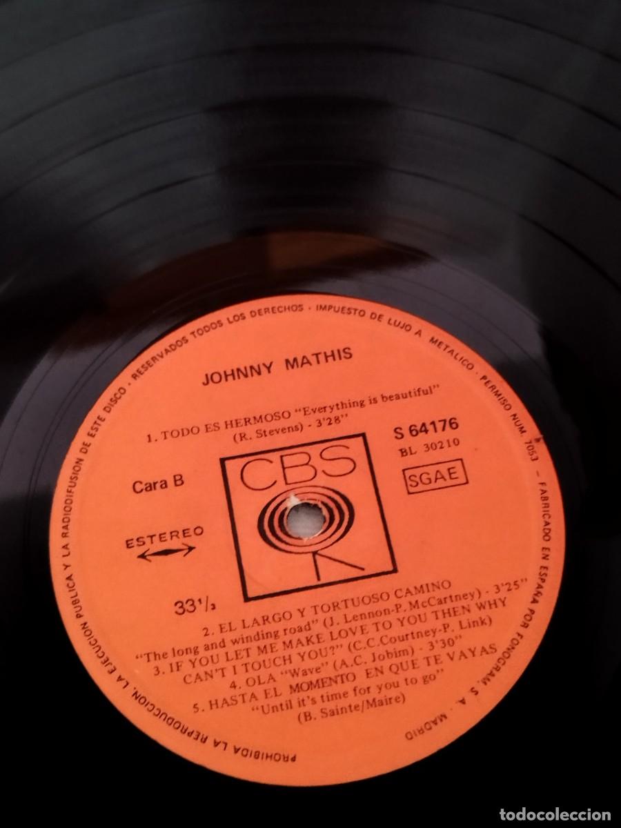Discos de vinilo: Johnny Mathis &ndash; Youve Got A Friend. Vinilo lp. - Foto 2