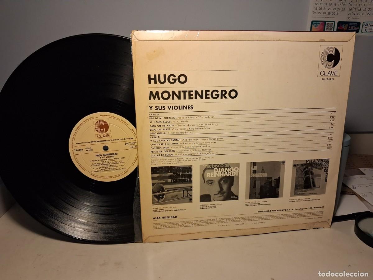 Discos de vinilo: LP HUGO MONTENEGRO Y SUS VIOLINES - Foto 2
