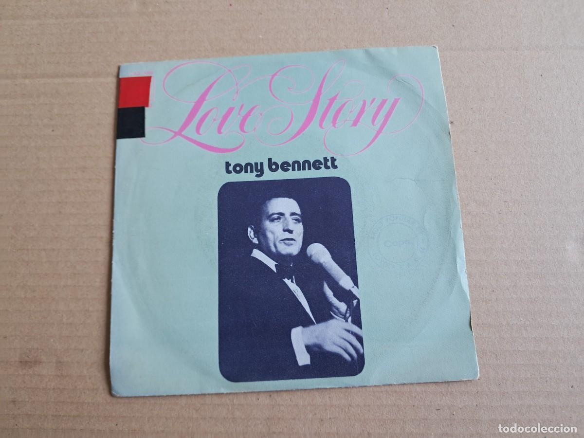 Discos de vinilo: TONY BENNETT - LOVE STORY SINGLE 1971 EDICION ESPA&Ntilde;OLA