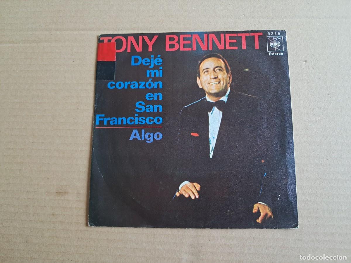Discos de vinilo: TONY BENNETT - DEJE MI CORAZON EN SAN FRANCISCO SINGLE 1970 EDICION ESPA&Ntilde;OLA