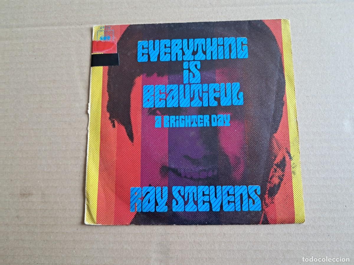 Discos de vinilo: RAY STEVENS - EVERYTHING IS BEAUTIFUL SINGLE 1970 EDICION ESPA&Ntilde;OLA