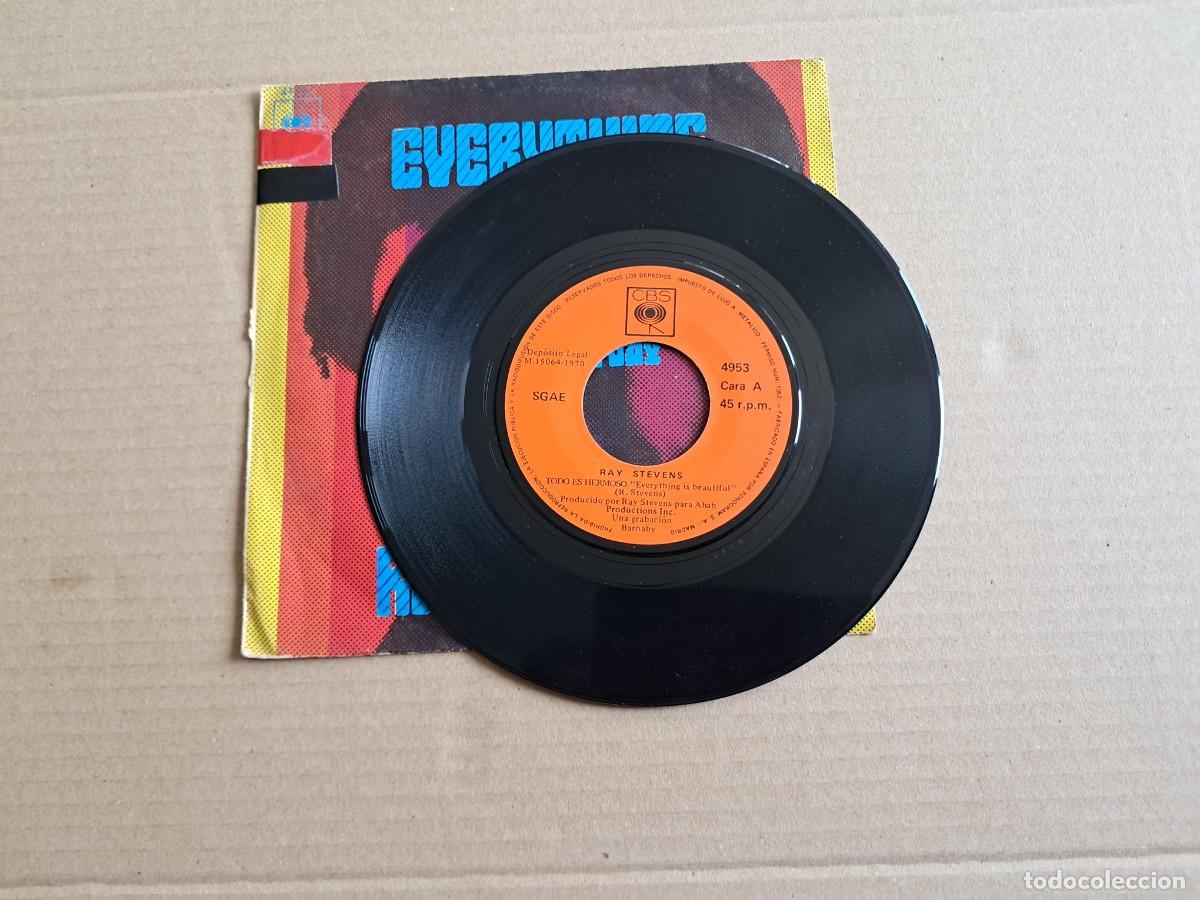 Discos de vinilo: RAY STEVENS - EVERYTHING IS BEAUTIFUL SINGLE 1970 EDICION ESPA&Ntilde;OLA - Foto 2