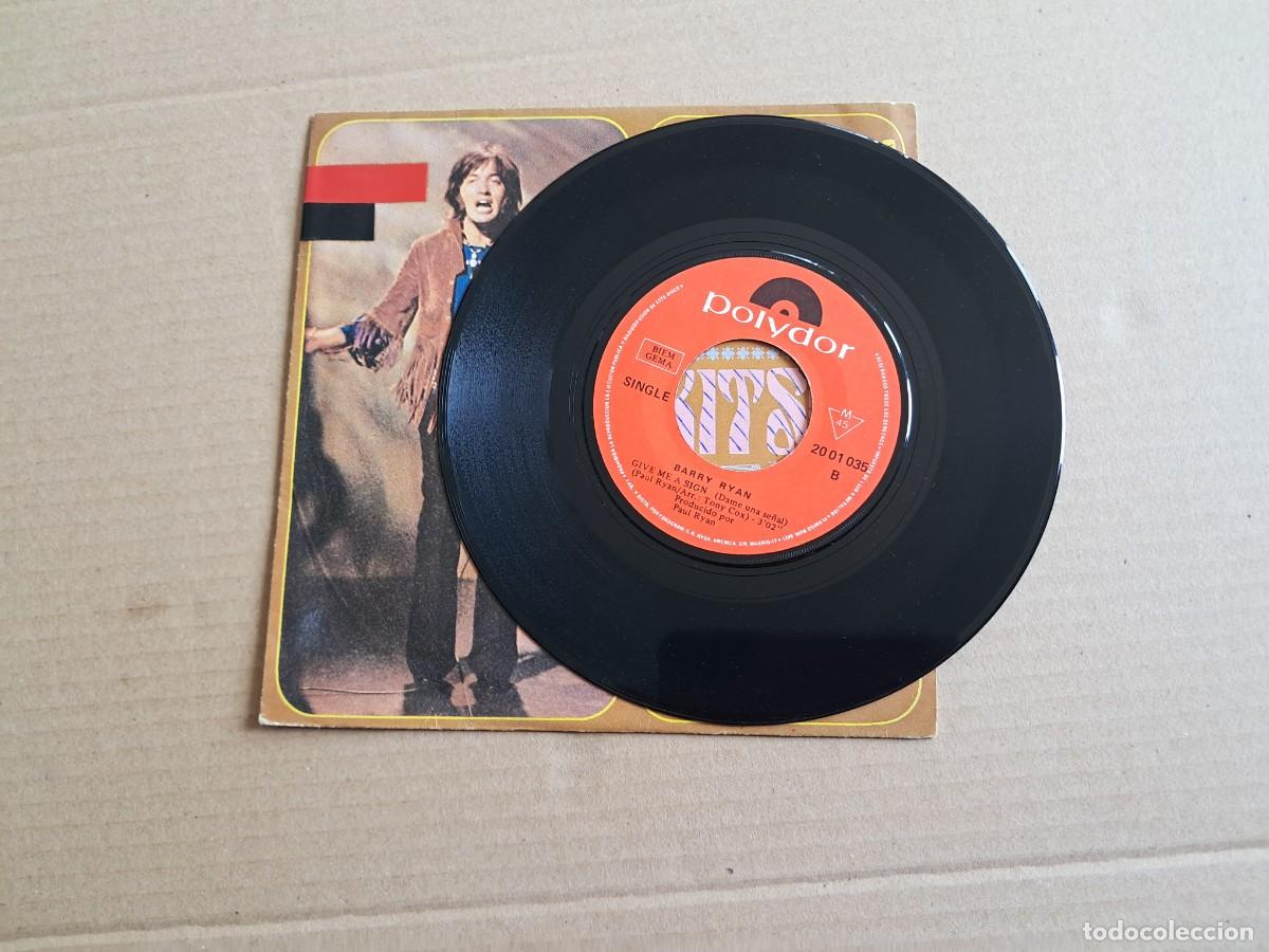 Discos de vinilo: BARRY RYAN - KITSCH SINGLE 1970 EDICION ESPA&Ntilde;OLA - Foto 2