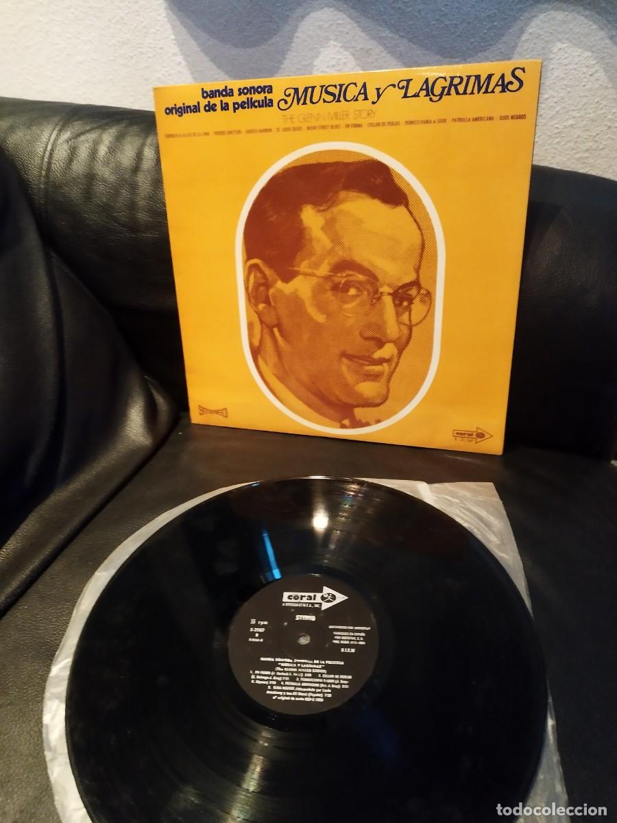 Discos de vinilo: Glenn Miller Story, m&uacute;sica y lagrimas. Vinilo lp bandas sonoras de la pel&iacute;culas.